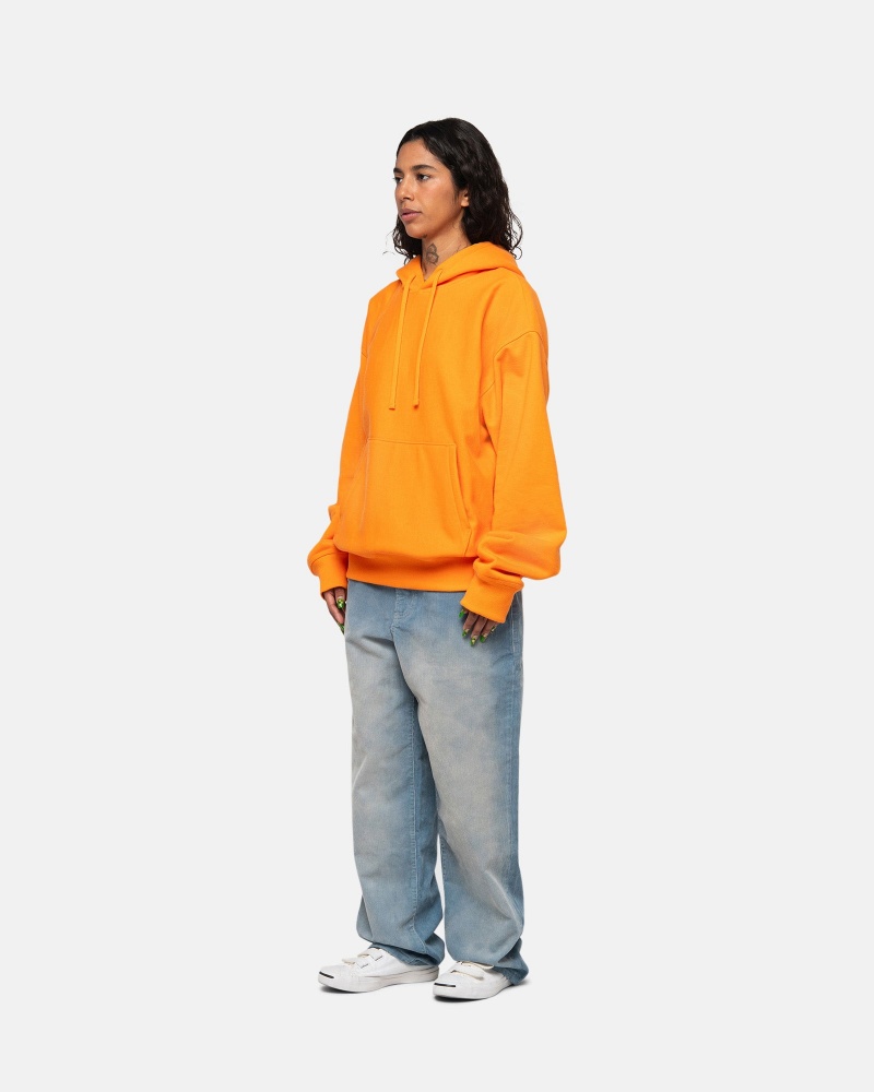 Tangerine Stüssy Back Hoodie Applique Hoodie | LDPX9-4568