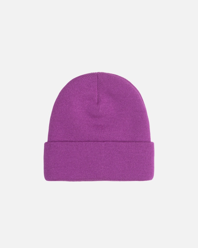 Violet Stüssy Cuff Beanie Stock | VUFZ4-2390