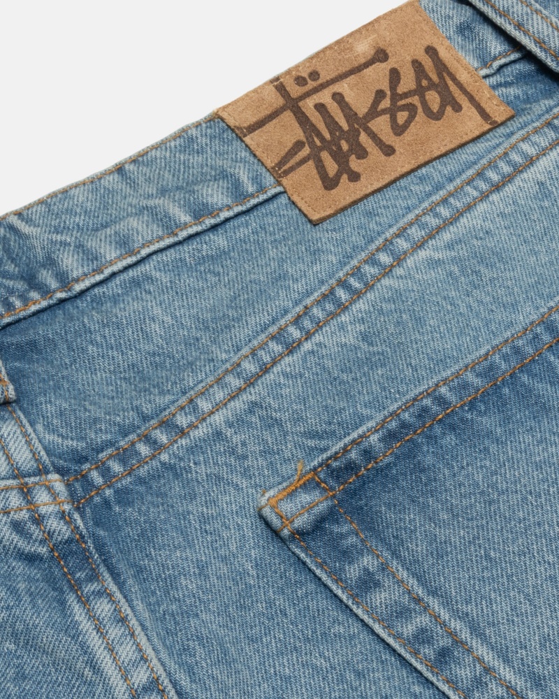 Washed Blue Stüssy Big Ol' Jean Denim | BLVM5-1963