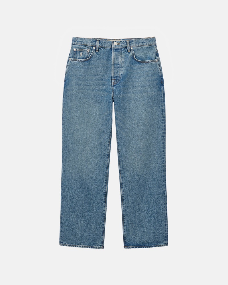 Washed Blue Stüssy Classic Jean Denim | MEPX2-5470