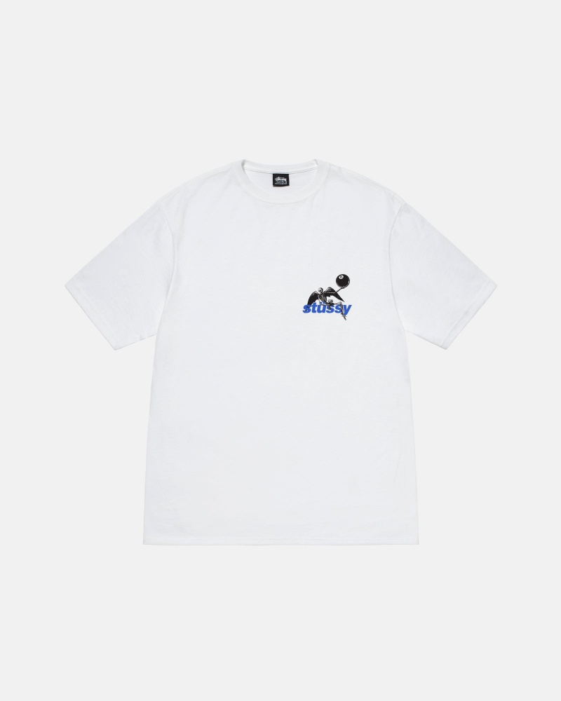 White Stüssy Apocalypse Tee | RJCA-20186