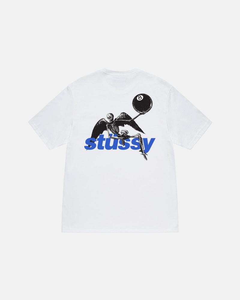 White Stüssy Apocalypse Tee | RJCA-20186