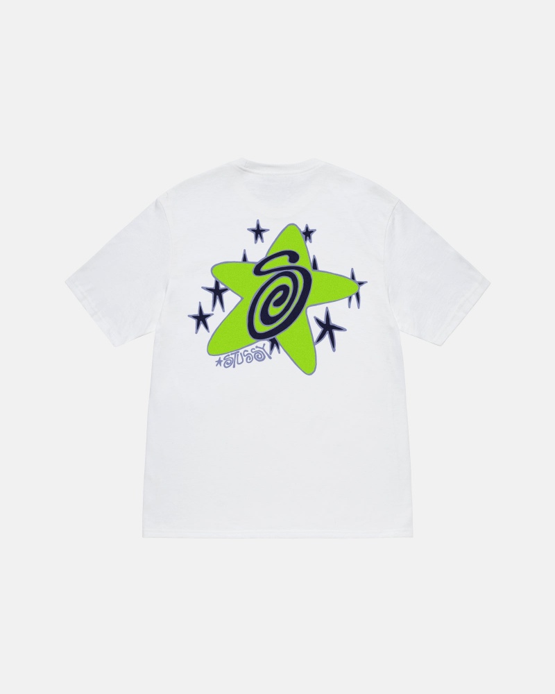 White Stüssy Galaxy Tee | GVDM2-7394