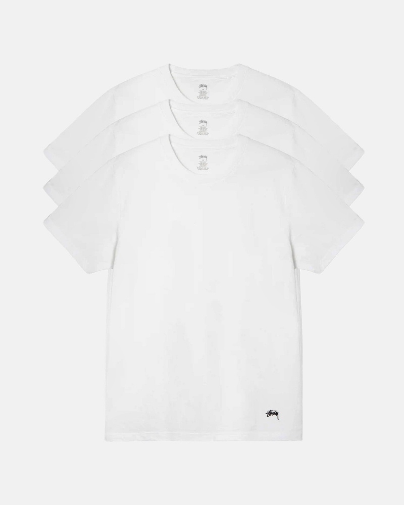 White Stüssy Stussy Undershirt | UAPW1-8642