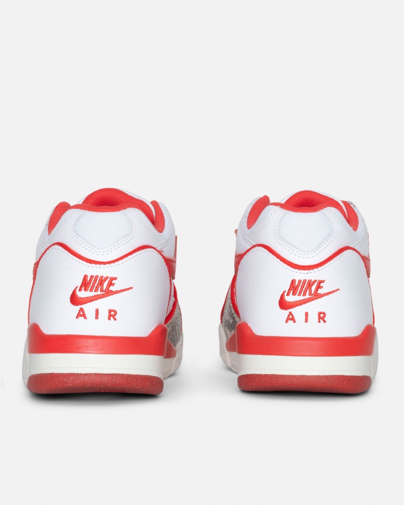 White / Habanero Red-Sail Stüssy & Nike Air Flight '89 Low | LGWM9-0351